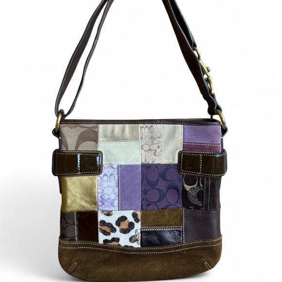 Vintage Coach Limited Edition Eva Patchwork Purse - Picture 2 of 4